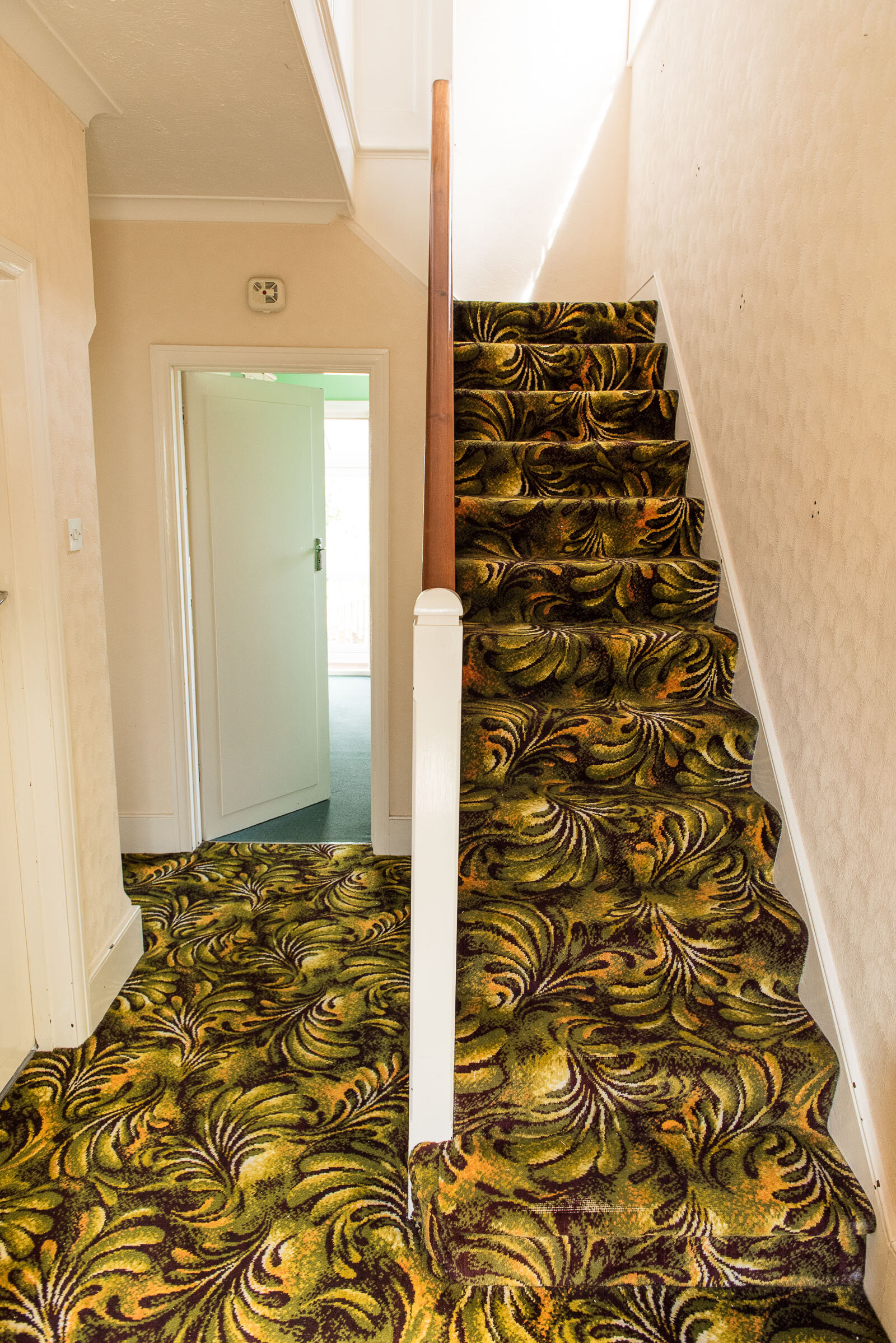 our delightful hallway, when we first bought our property.